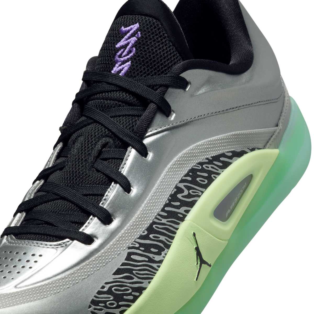 Jordan Zion 4 Grey Fog