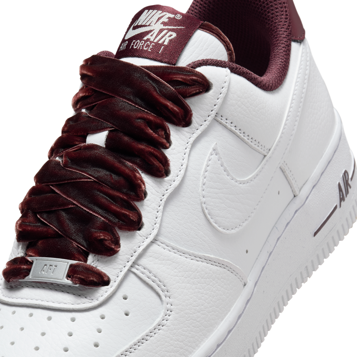 Nike Air Force 1 Low '07 Vintage White Burgundy Crush (Women's)