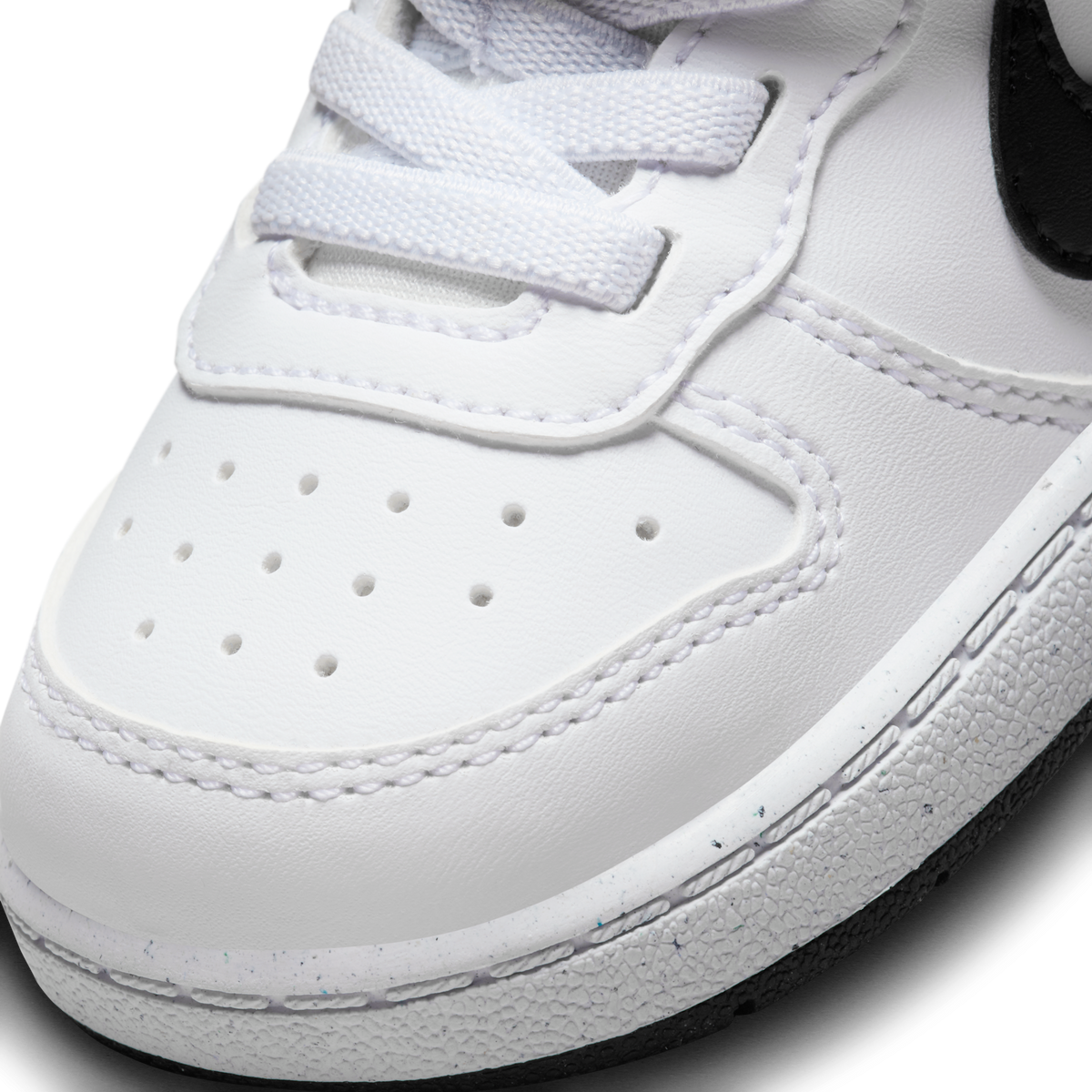 Nike Court Borough Low Recraft White Black Swoosh (TD)