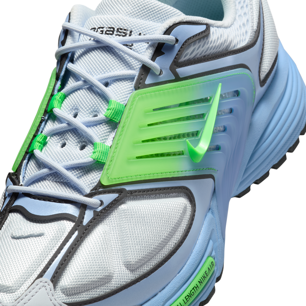 Nike Air Pegasus Wave Football Grey Green Strike