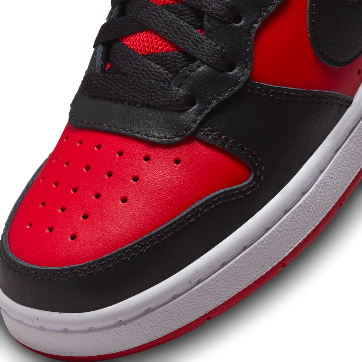 Nike Court Borough Mid 2 University Red White Black (GS)