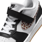 Nike Court Borough Low Black White Leopard Swoosh (PS)