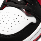 Jordan 1 Low Black White Gym Red (Women's)