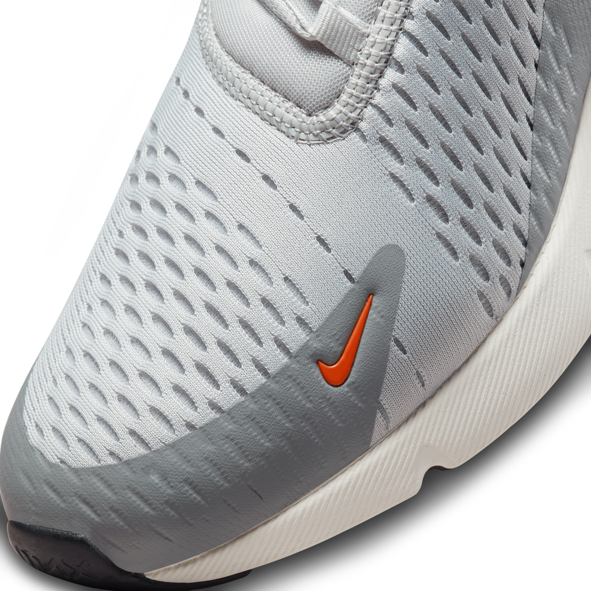 Nike Air Max 270 Grey Fog Team Orange Sail