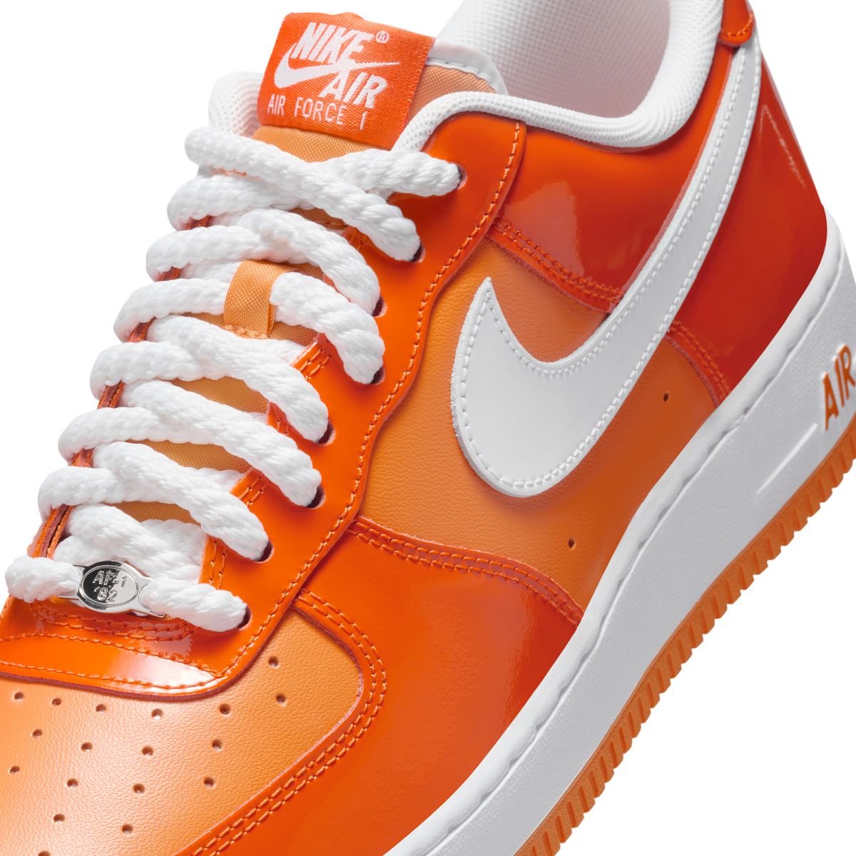 Nike Air Force 1 Low '07 Orange White Patent