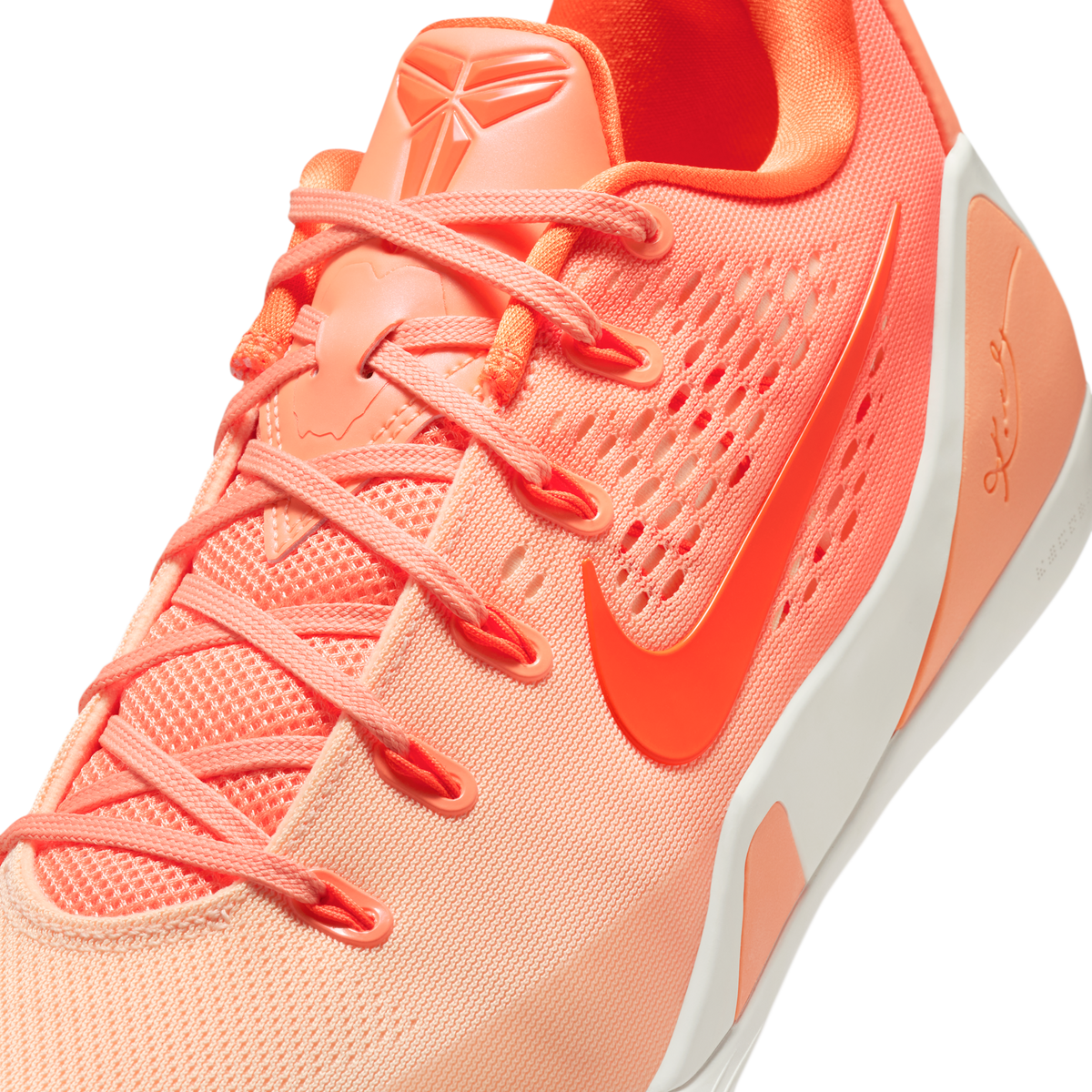 Nike Kobe 9 Low Protro Orange Frost Brilliant Orange Summit White Ice Peach