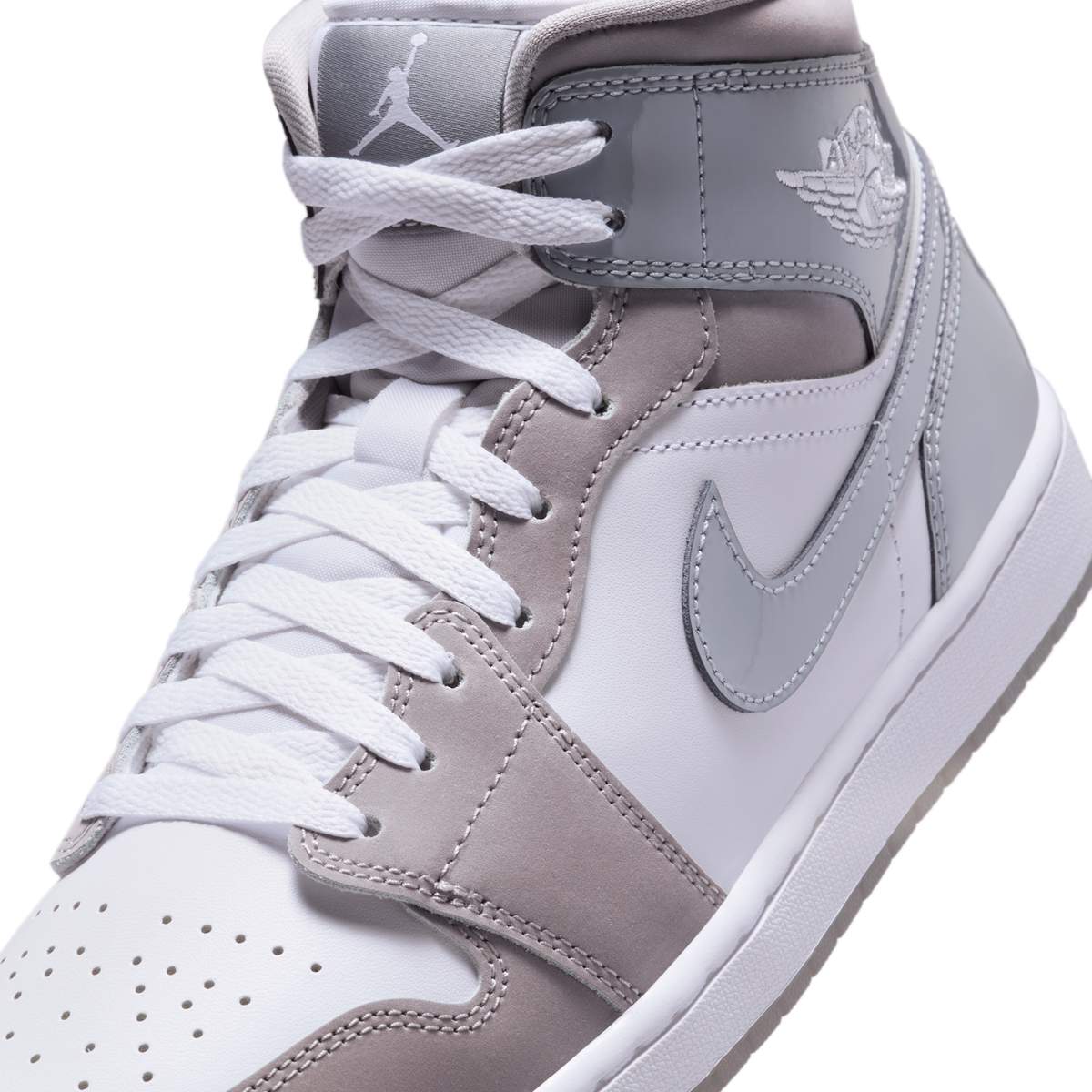 Jordan 1 Mid SE White Medium Grey Cool Grey