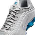 Nike Shox R4 Metallic Silver White Blue Lagoon | HQ1988-005