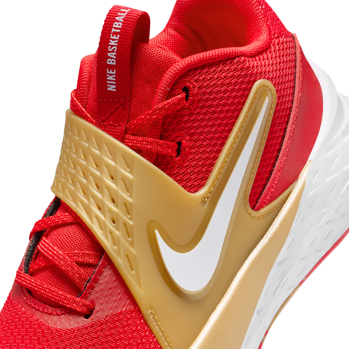 Nike Team Hustle D 12 University Red Gold White (GS)
