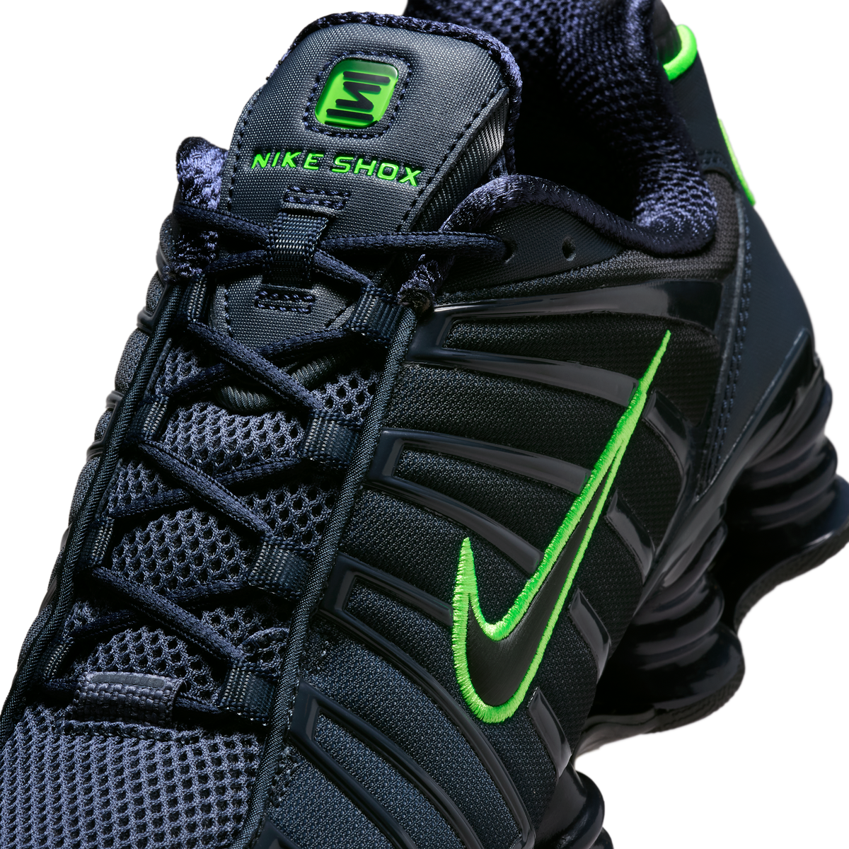 Nike Shox TL Thunder Blue Green Strike