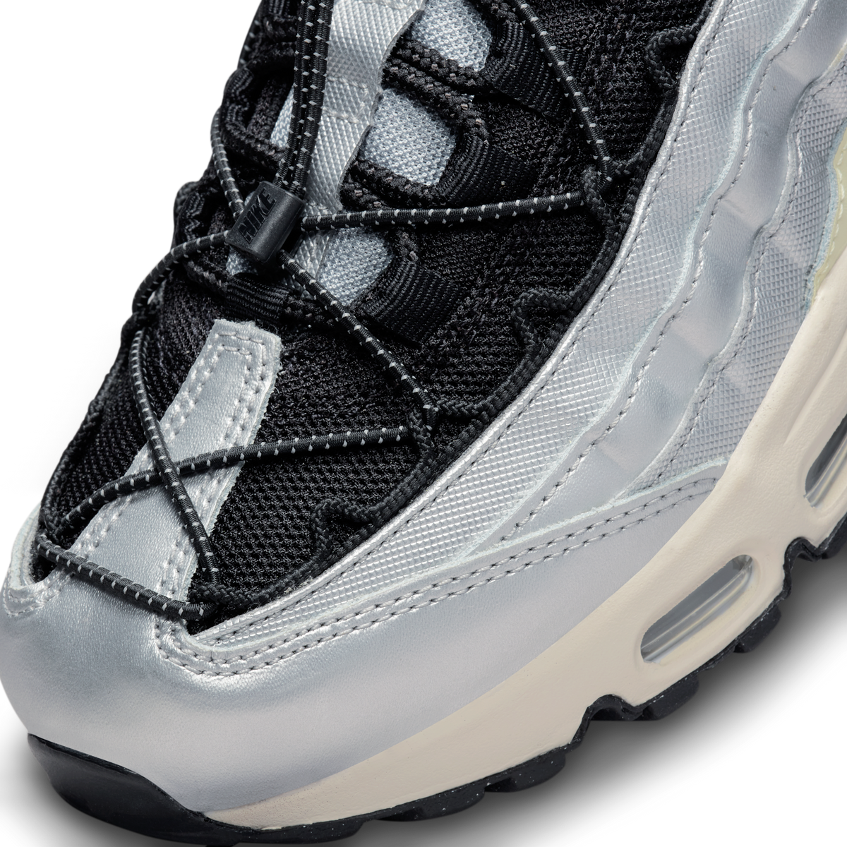 Nike Air Max 95 Toggle Metallic Silver Alabaster (Women's)