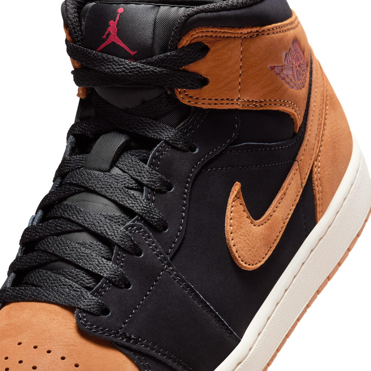 Jordan 1 Mid SE Black Flax