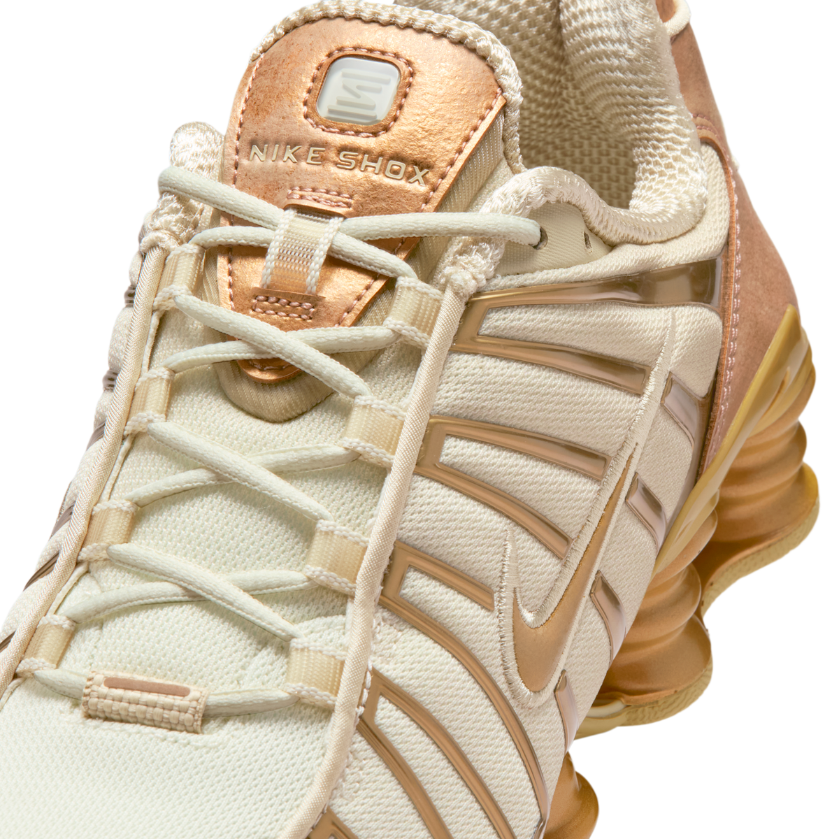 Nike Shox TL Coconut Milk Metallic Gold Copper (Women's) | IM7189-113