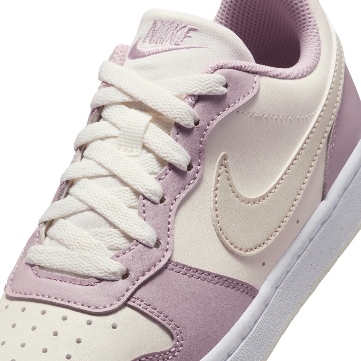 Nike Court Borough Low Recraft Sail Particle Rose White Light Orewood Brown (GS) | DV5456-129
