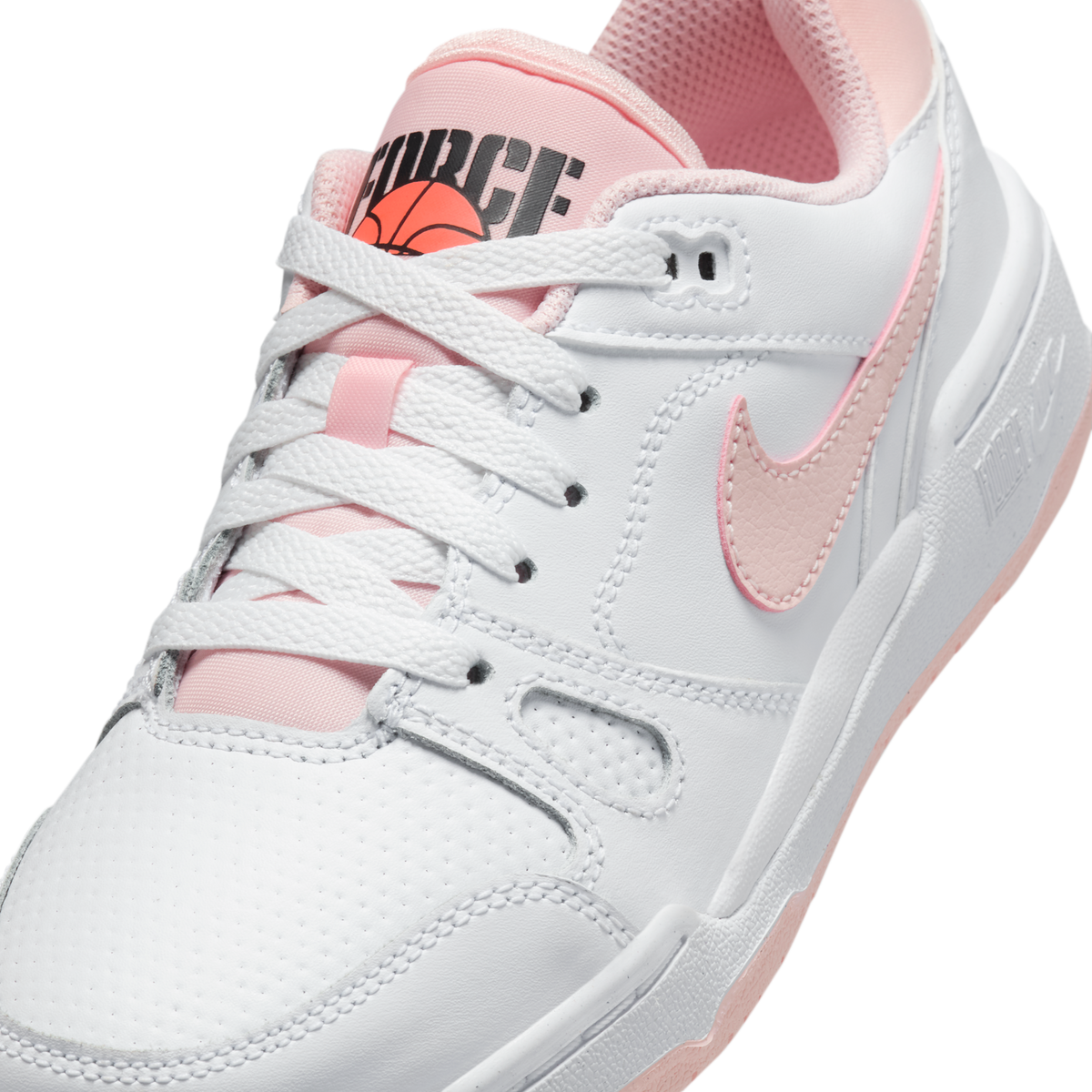Nike Full Force Low White Bright Mango Black Echo Pink (GS)