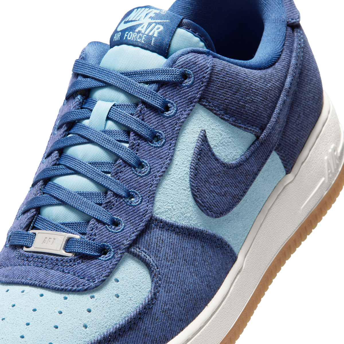 Nike Air Force 1 Low '07 LV8 Denim Navy Worn Blue