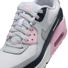 Nike Air Max 90 LTR White Pink Foam Armory Navy Wolf Grey (GS)