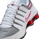 Nike Shox NZ White Red Metallic Silver | 378341-104