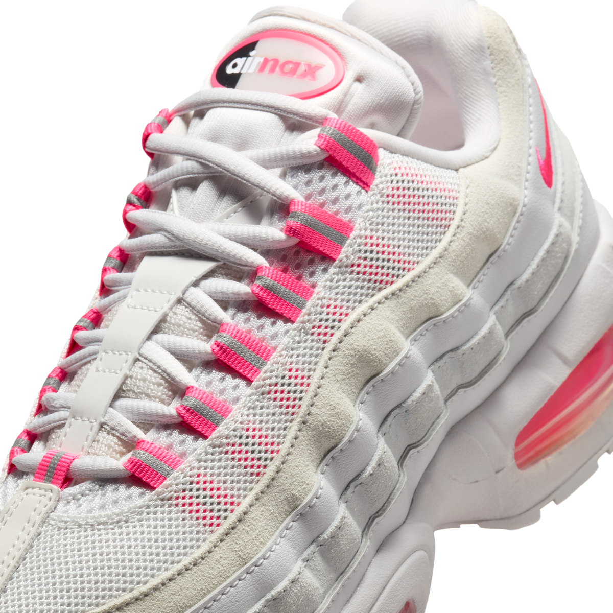 Nike Air Max 95 OG Big Bubble Vast Grey Hyper Pink (Women's) | IB6396-002