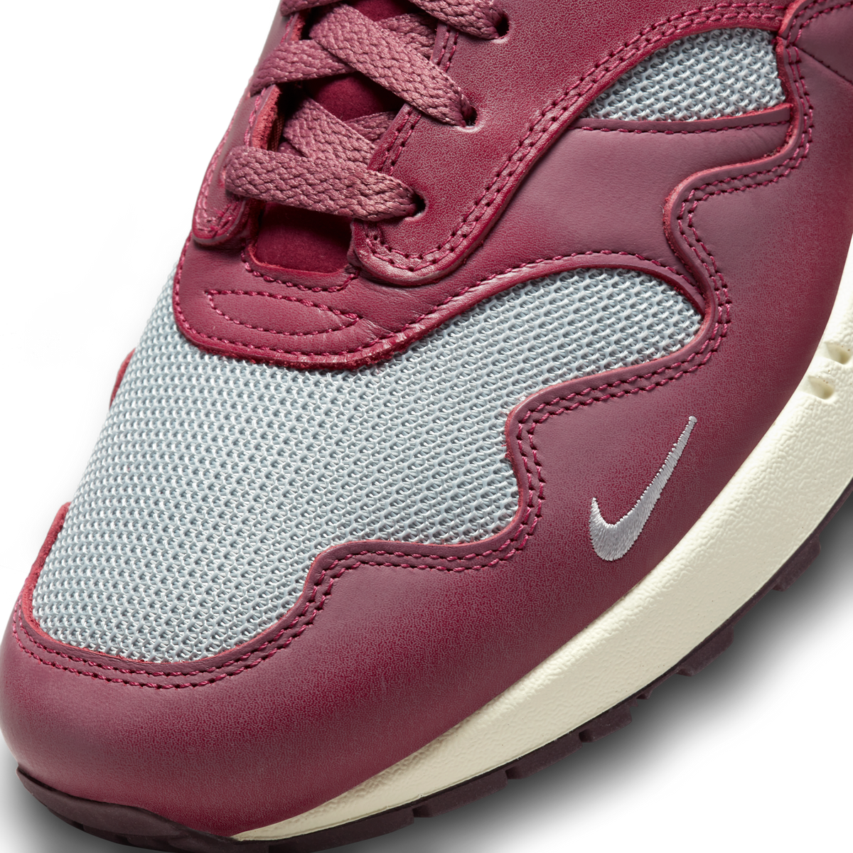 Nike Air Max 1 Patta Waves Rush Maroon (with Bracelet)
