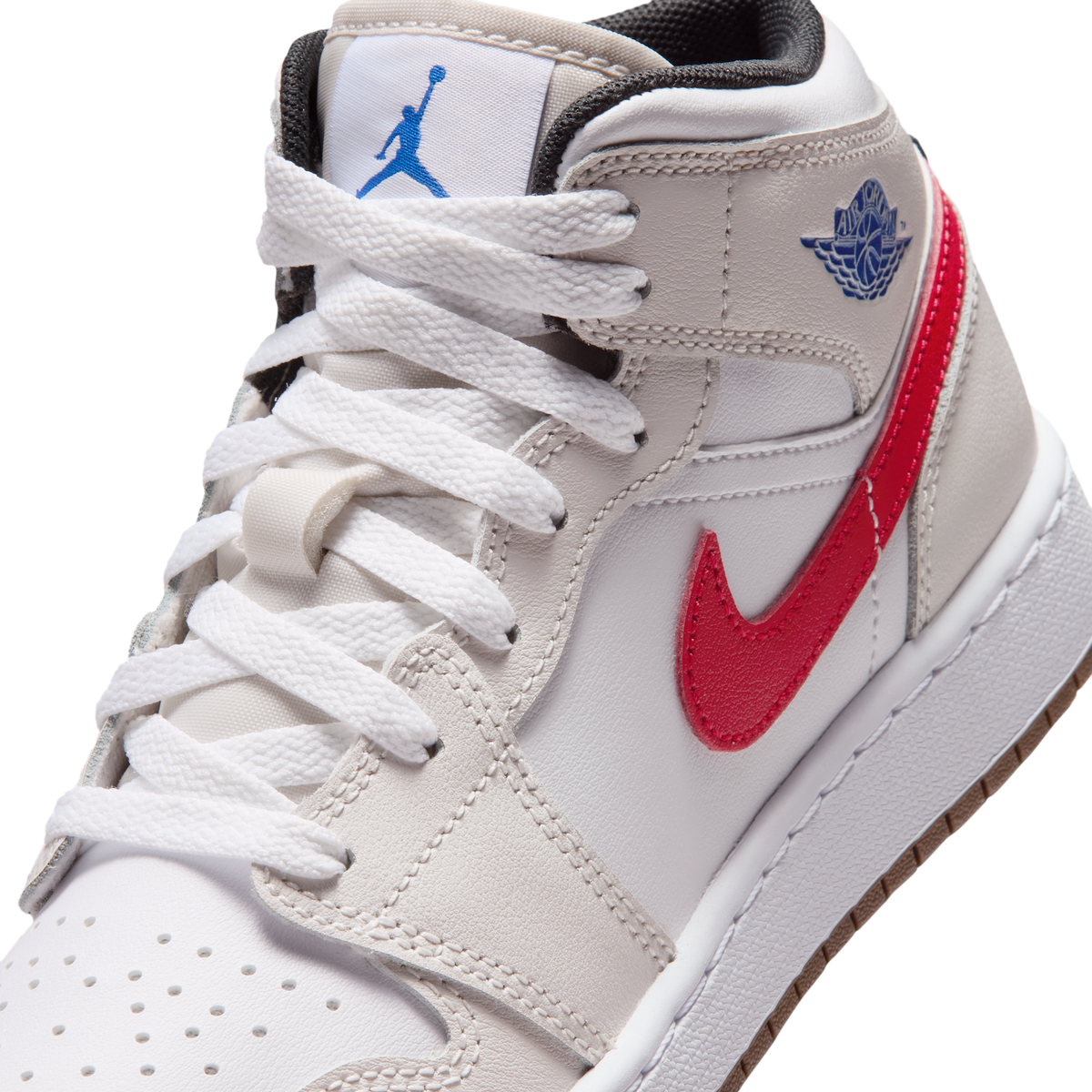 Jordan 1 Mid Phantom Game Royal White (GS)