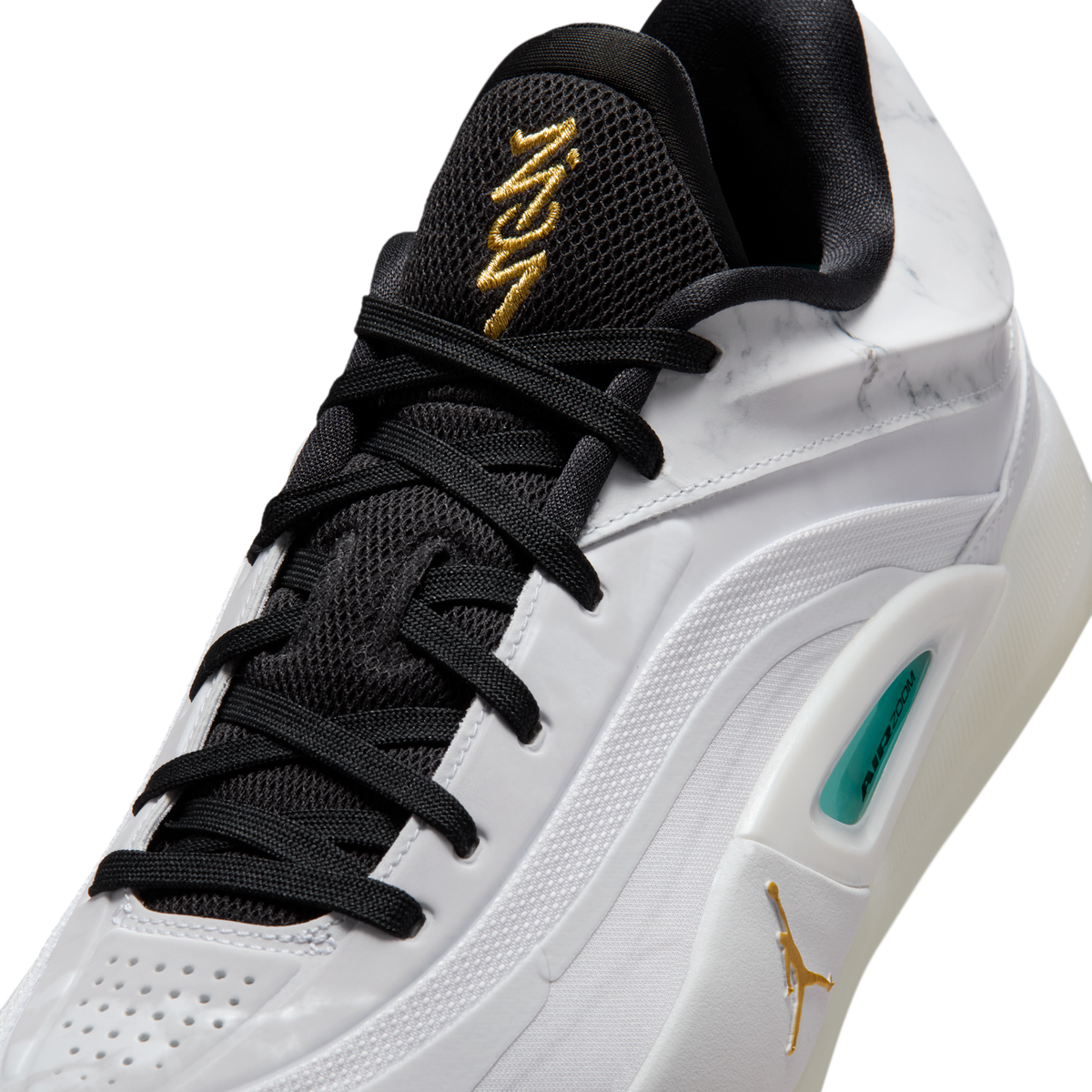 Jordan Zion 4 White Metallic Gold
