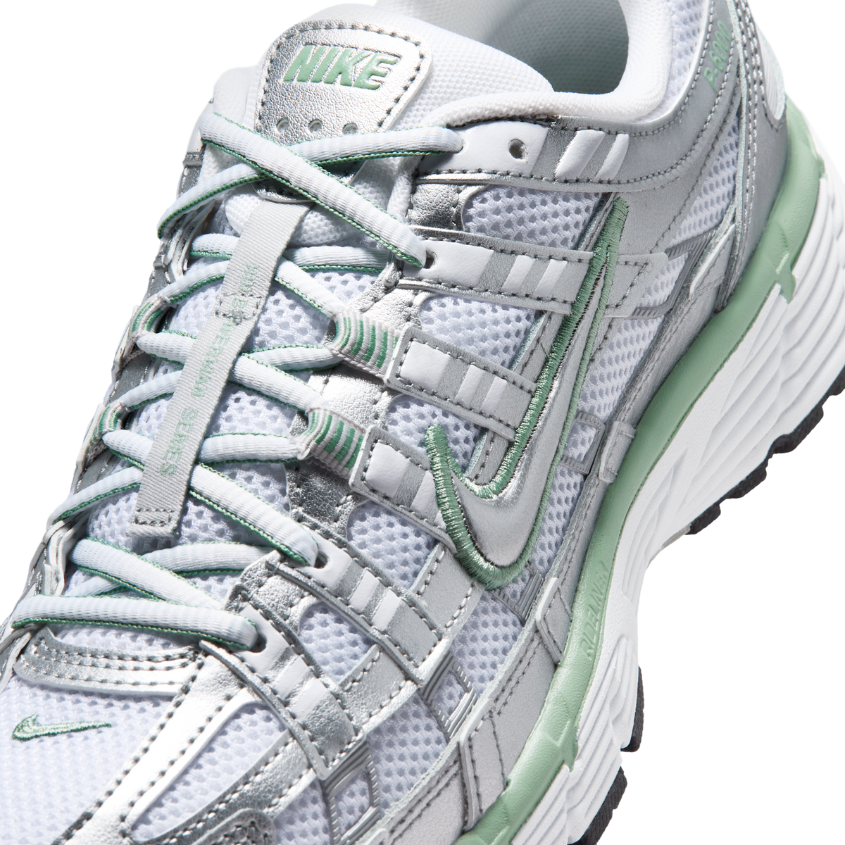 Nike P-6000 Metallic Silver White Steam (Women's)