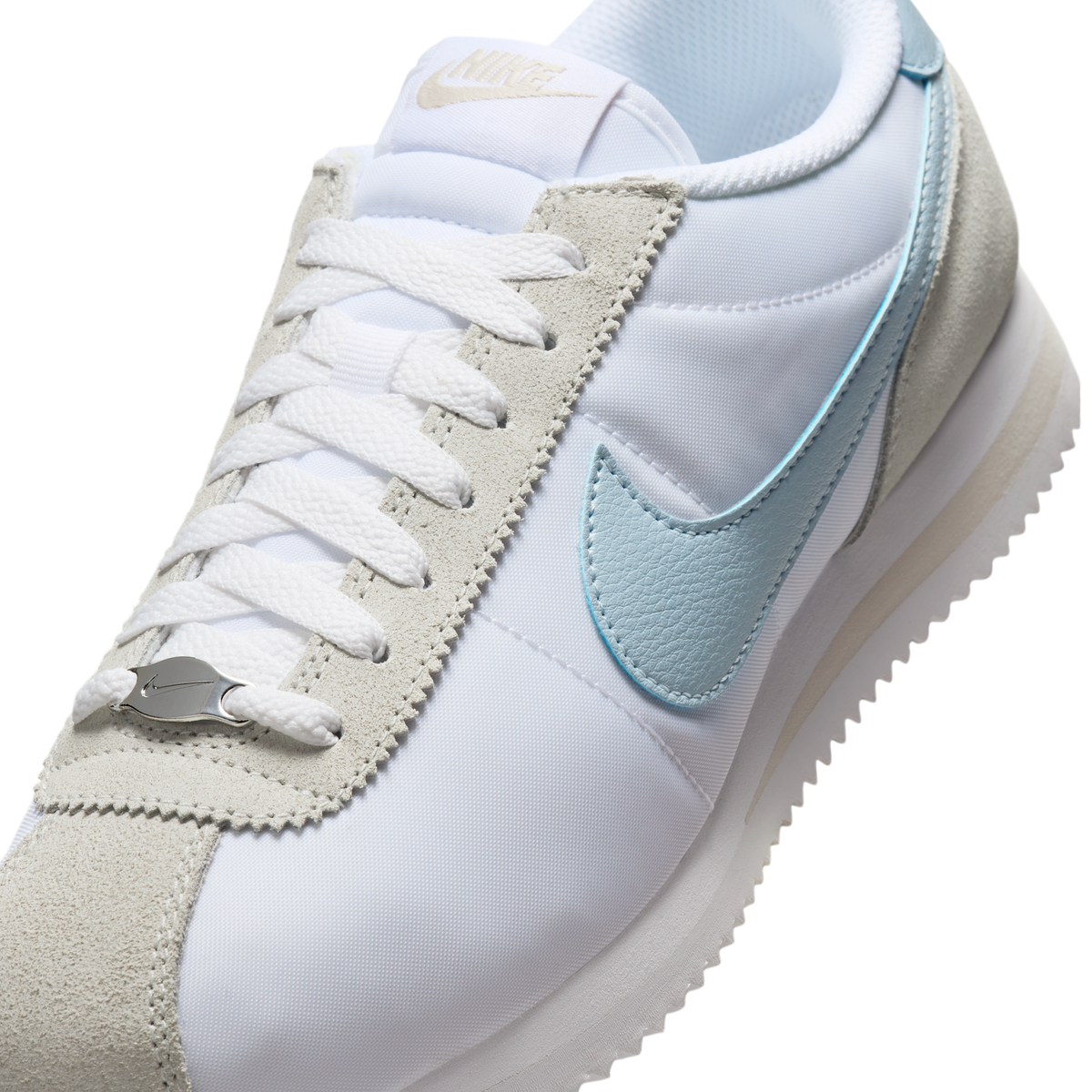 Nike Cortez Textile White Light Orewood Brown Summit White Light Armory Blue (Women's) | DZ2795-100