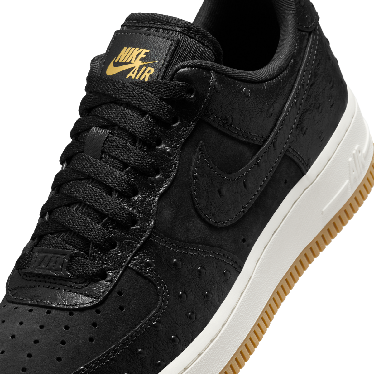 Nike Air Force 1 Low '07 Black Ostrich Gum (Women's)