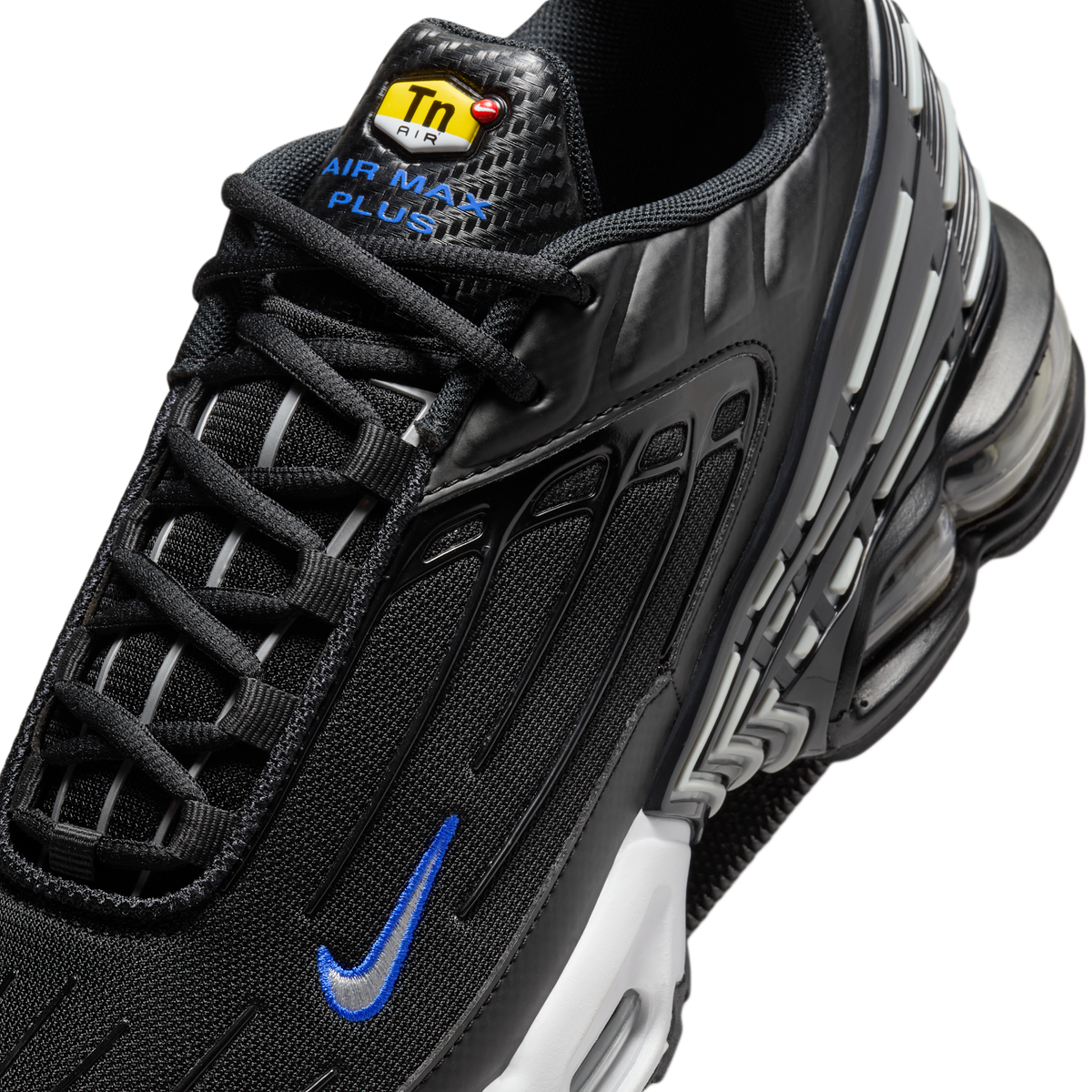 Nike Air Max Plus 3 Black Blue Metallic Silver | HF4294-001