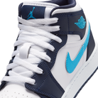 Jordan 1 Mid Obsidian Dark Powder Blue (GS)