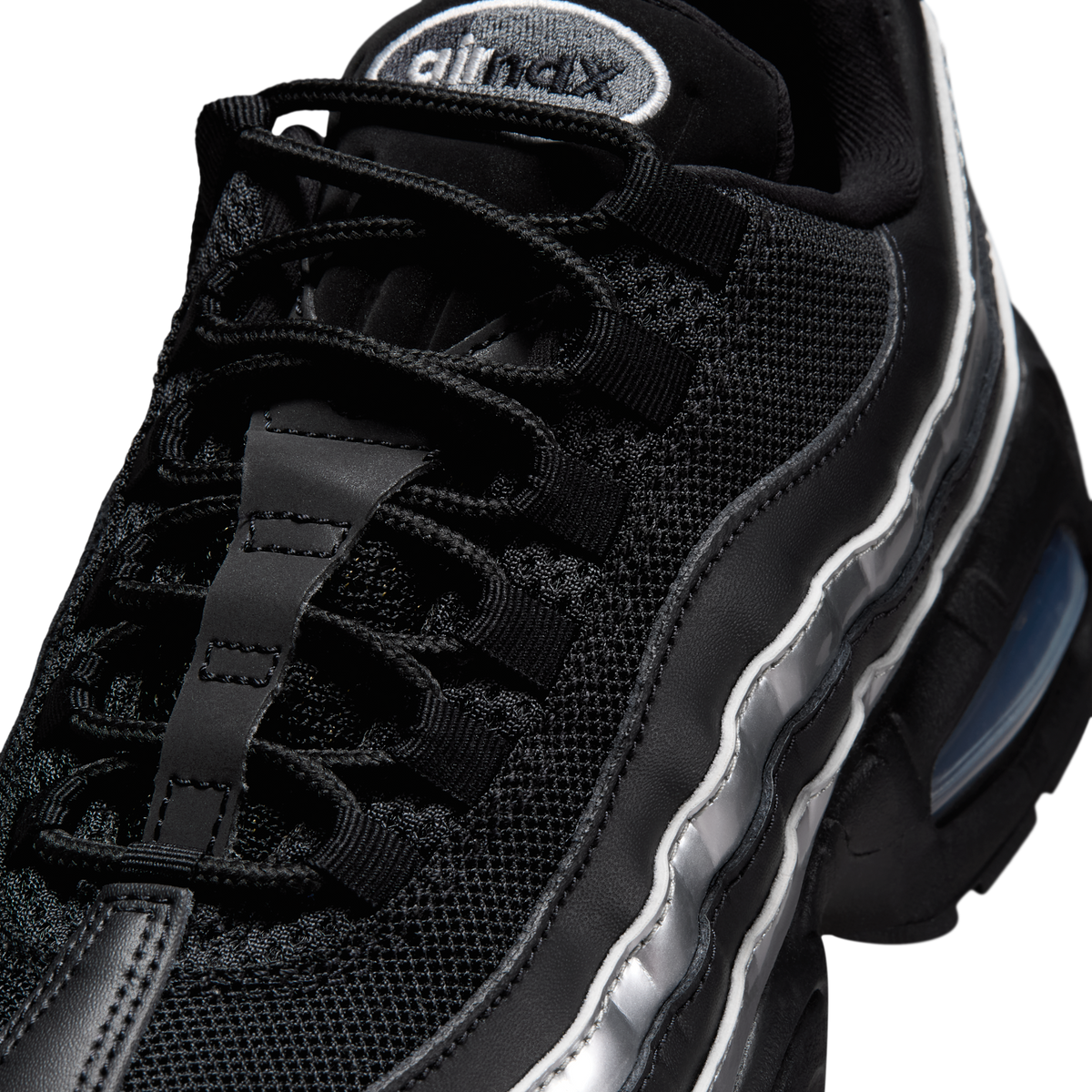 Nike Air Max 95 Big Bubble Black Metallic Silver (Women's)