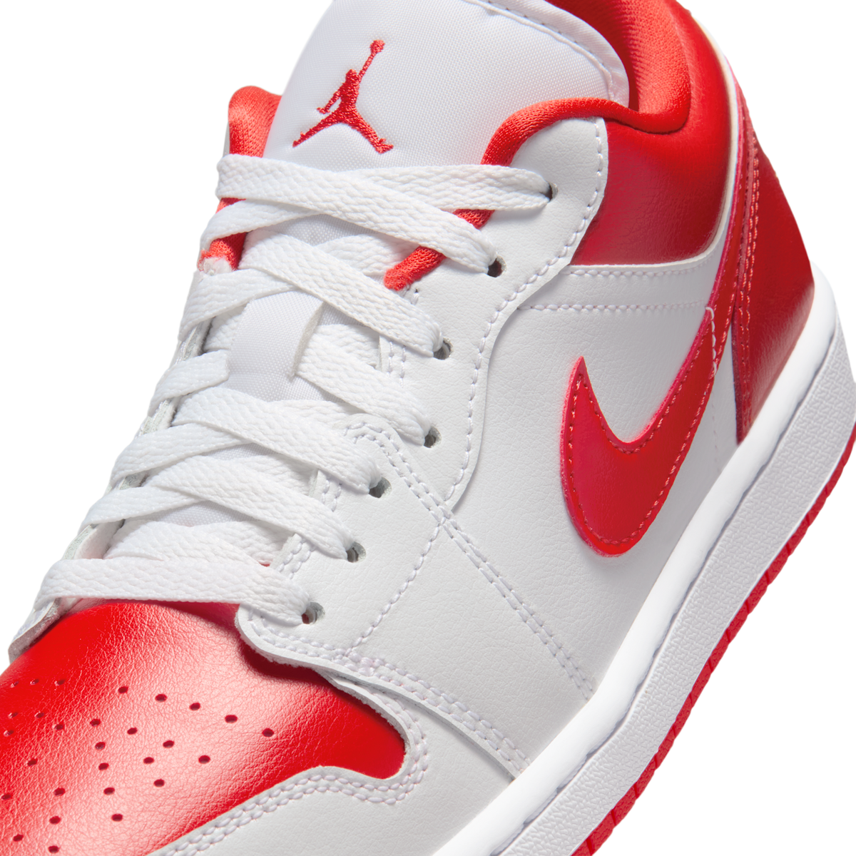 Jordan 1 Low White Chile Red (Women's)
