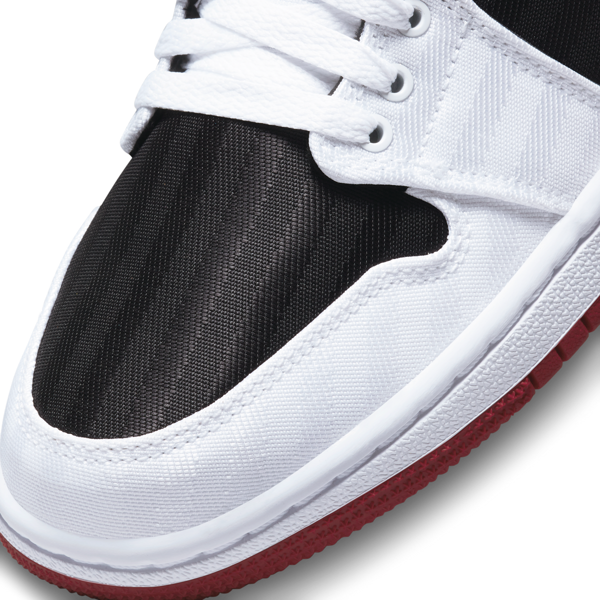 Jordan 1 Mid SE Utility Canvas White Black Gym Red (Women's)