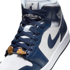 Jordan 1 Mid Football Grey White Midnight Navy (Women's)