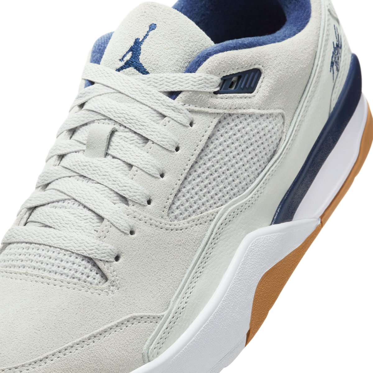 Jordan Flight Court Neutral Grey White Gum Light Brown Midnight Navy