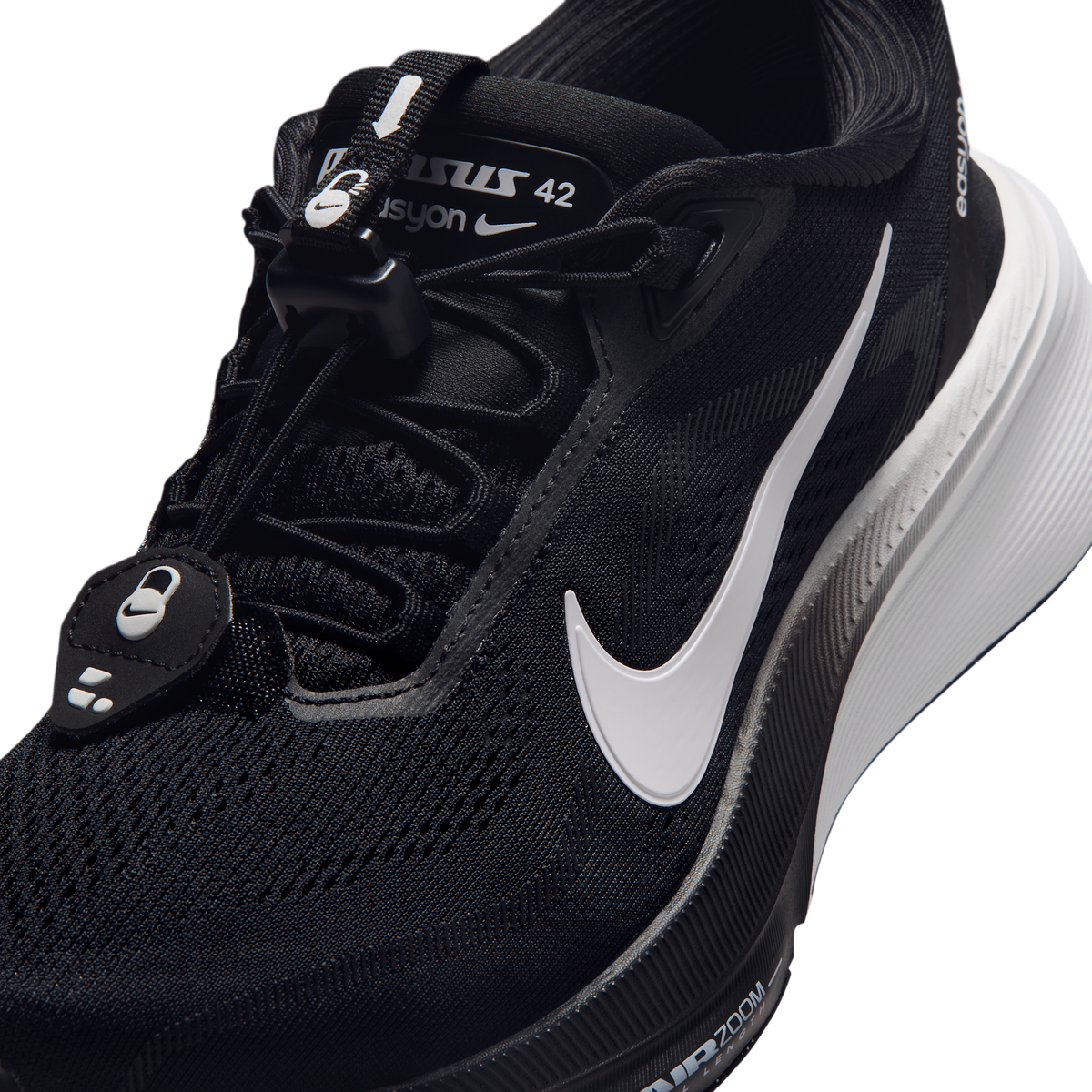 Nike Air Zoom Pegasus 42 EasyOn Black White (Women's)