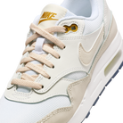 Nike Air Max 1 White Bronzine Barely Volt Light Orewood Brown (GS)