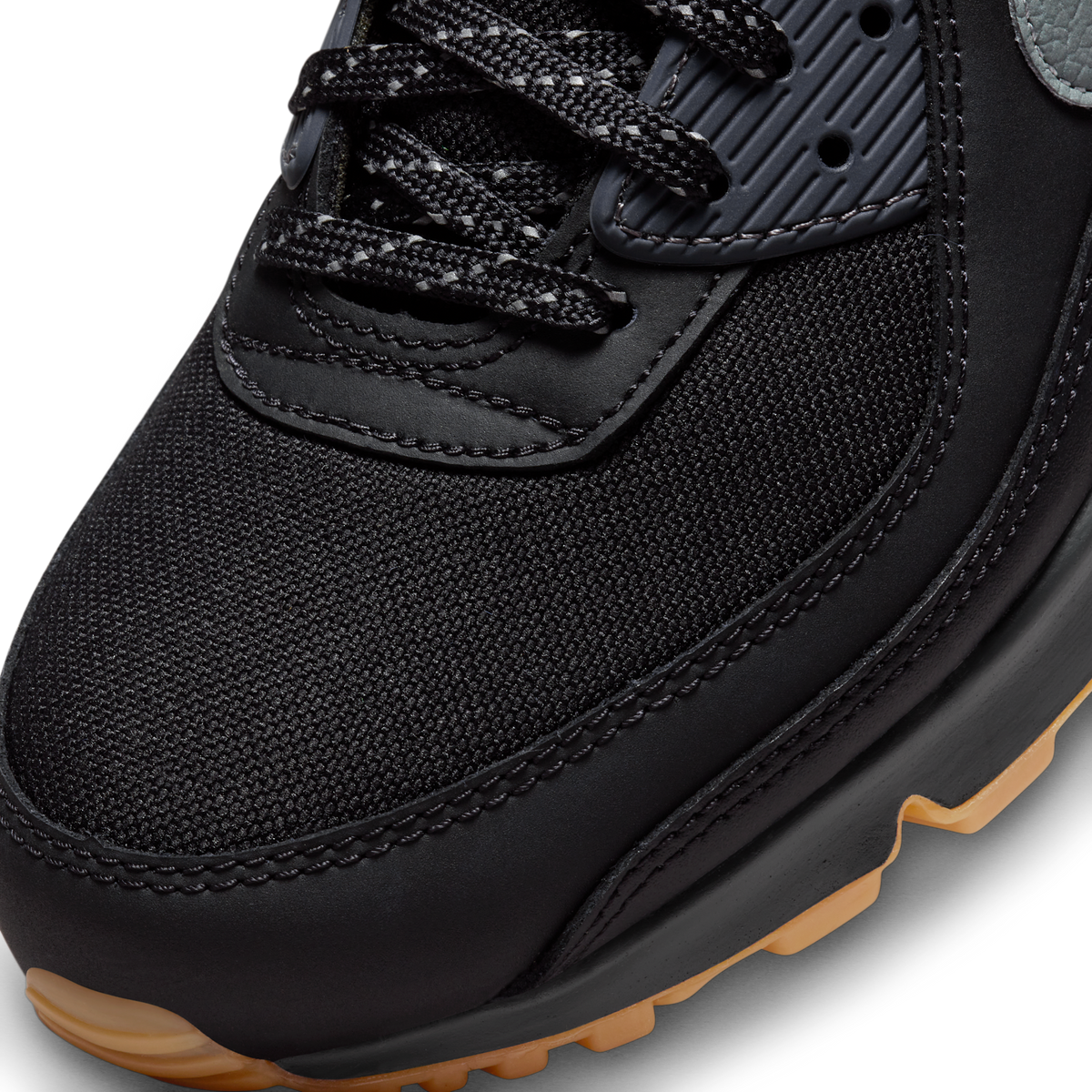 Nike Air Max 90 Black Smoke Grey Gum Reflective