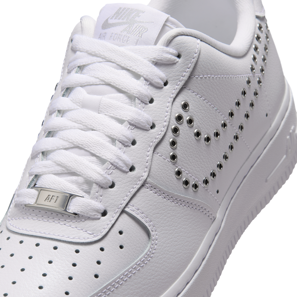Nike Air Force 1 Low '07 LV8 Triple White Metallic Silver (Women's)