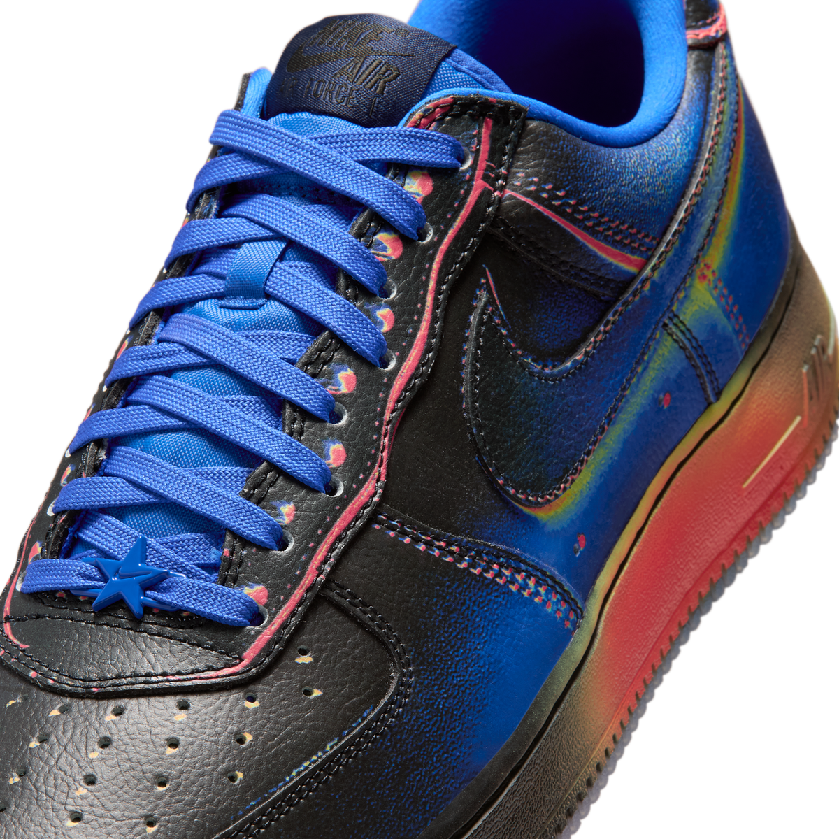 Nike Air Force 1 Low Retro Heat Map Black Racer Blue