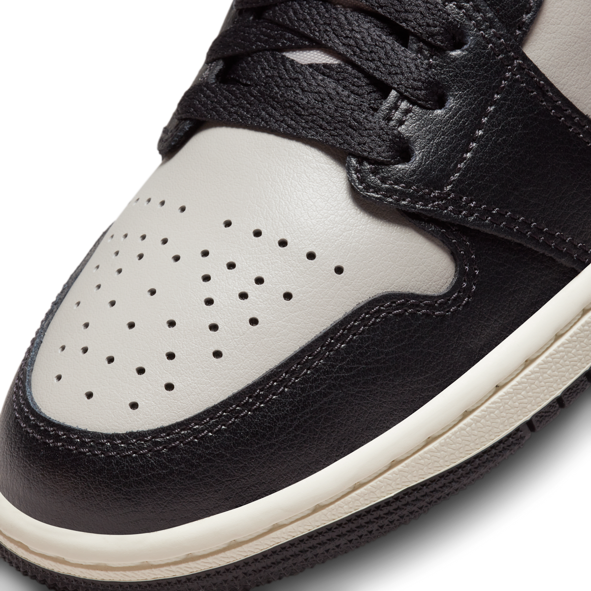 Jordan 1 Mid Black College Grey Gym Red (Women's)