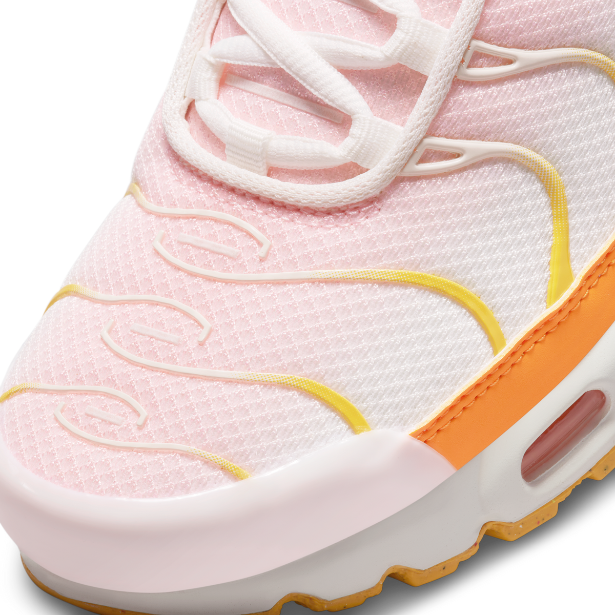 Nike Air Max Plus White Orange Pink (Women's) | DX2673-100