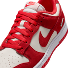 Nike Dunk Low Sail White Metallic Silver Light Crimson (Women's) | IO4244-103