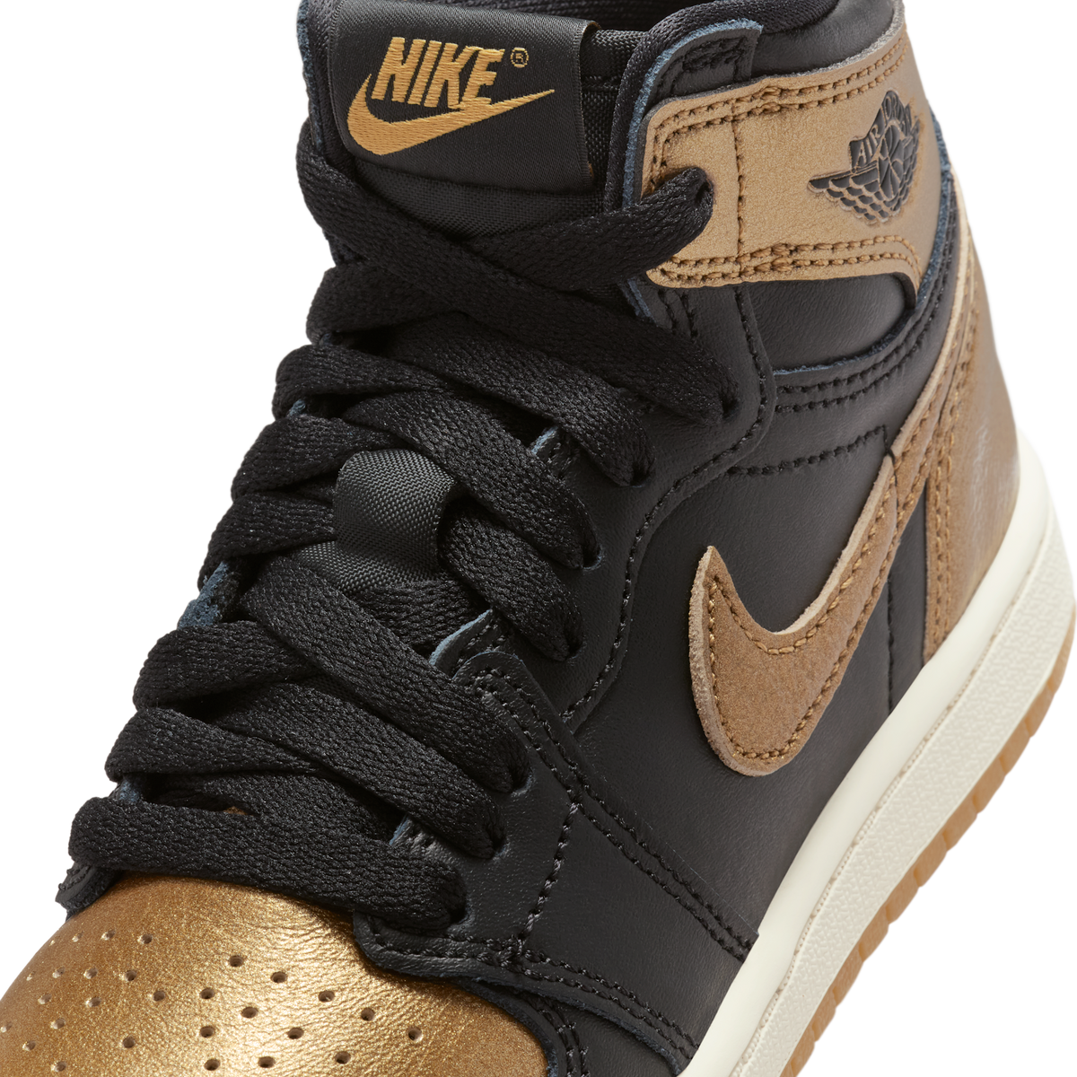 Jordan 1 Retro High OG Black Metallic Gold (PS)