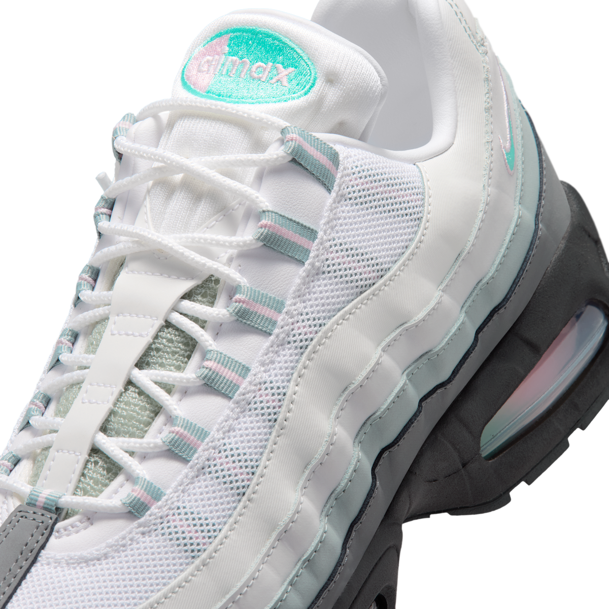 Nike Air Max 95 Big Bubble White Hyper Turquoise Pink Foam