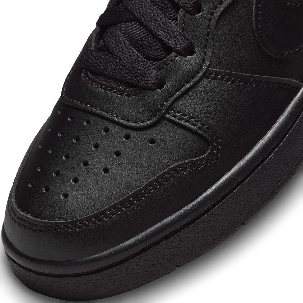 Nike Court Borough Low Recraft Triple Black (GS) | DV5456-002
