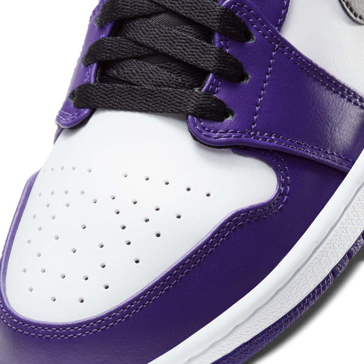 Jordan 1 Low Court Purple White