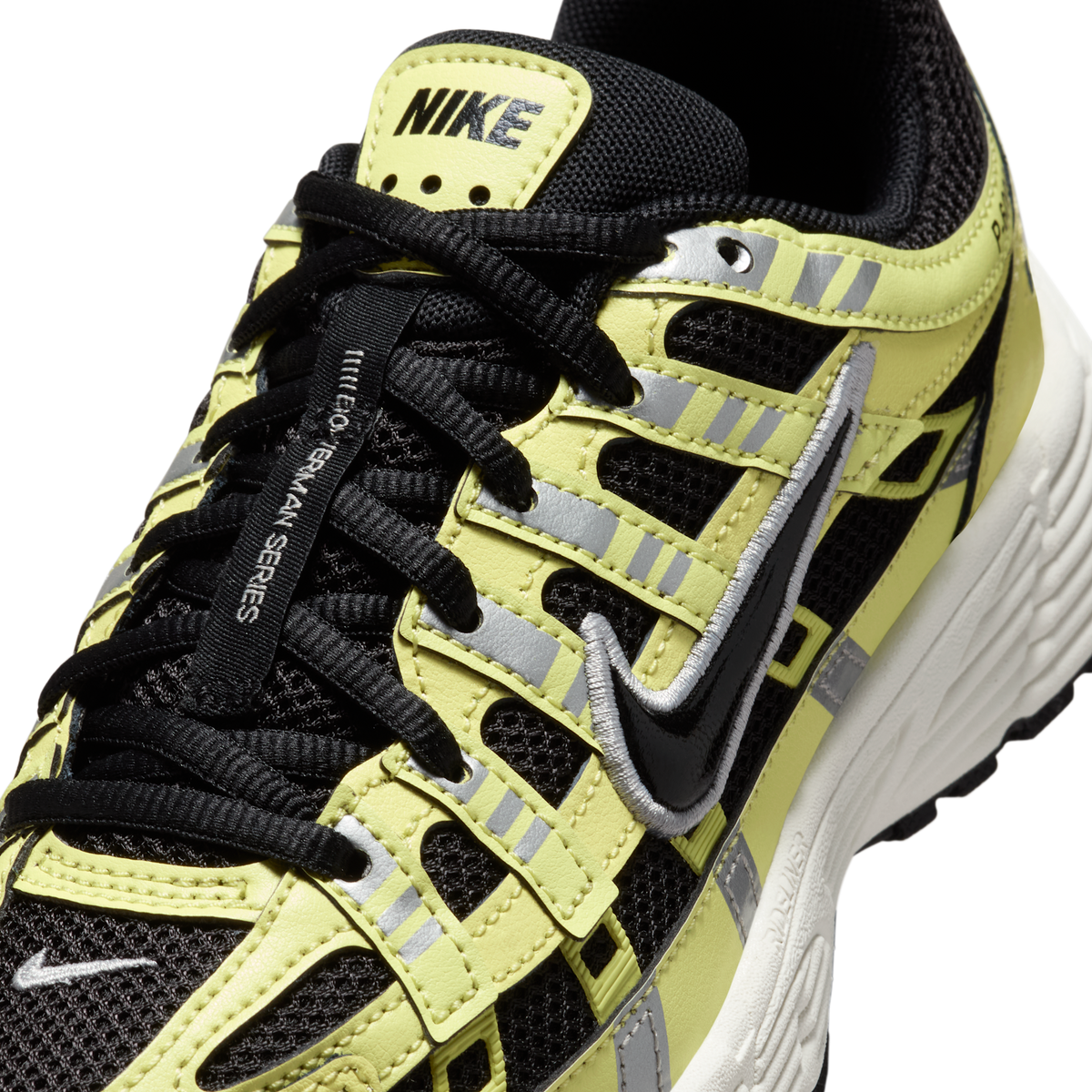 Nike P-6000 Light Lemon Twist Metallic Silver Sail Black (GS)