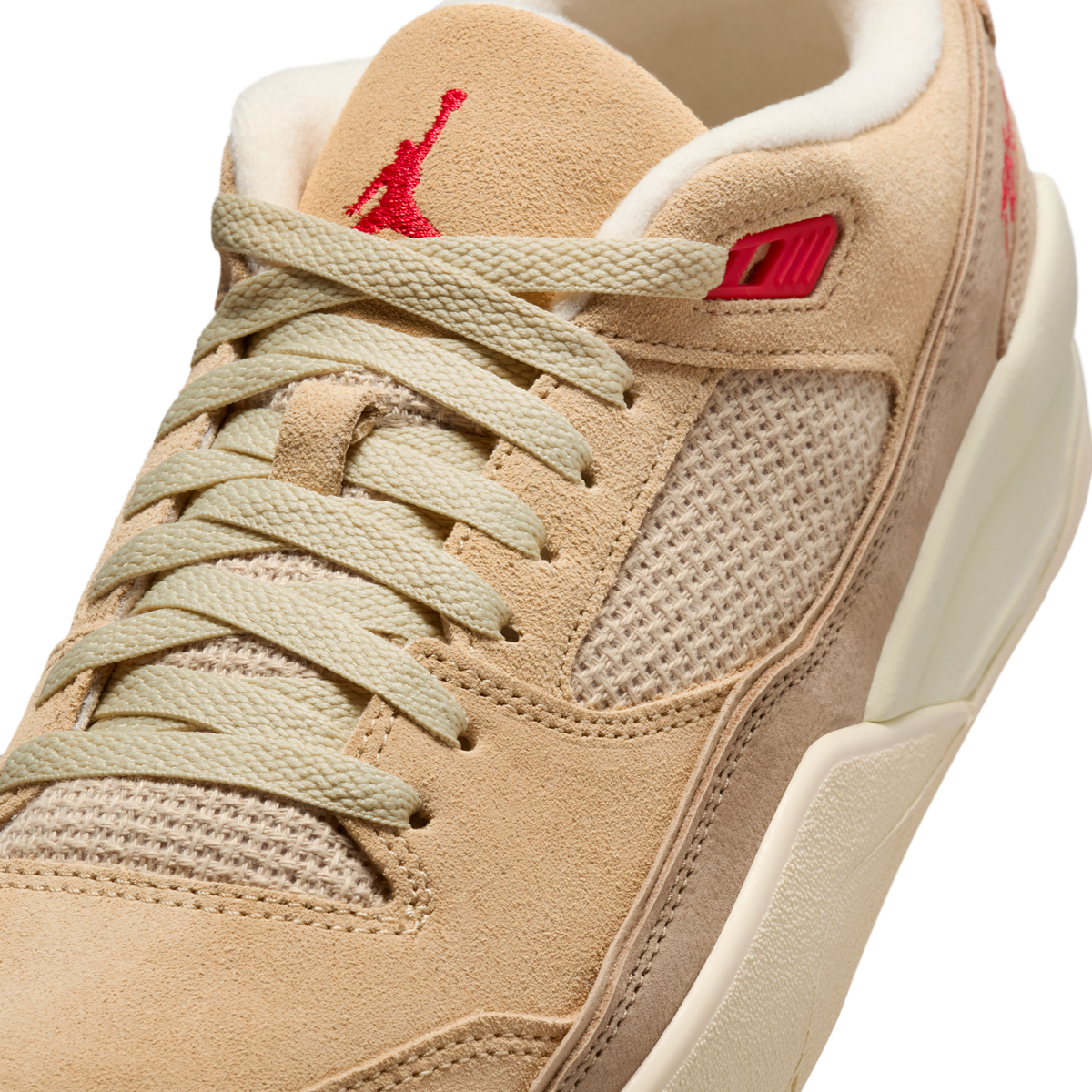 Jordan Flight Court Mushroom Desert Camo Fossil Fire Red